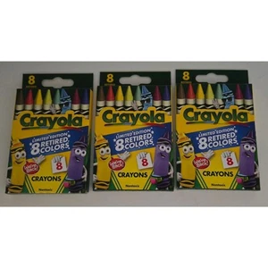 Crayola Crayons Limited Edition Retired Colors 8 Pack (3 Boxes) Dandelion - Picture 1 of 6