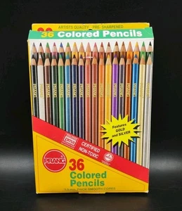 PRANG Set of 36 Colored DIXON Art Pencils - No. 2263 - Picture 1 of 10