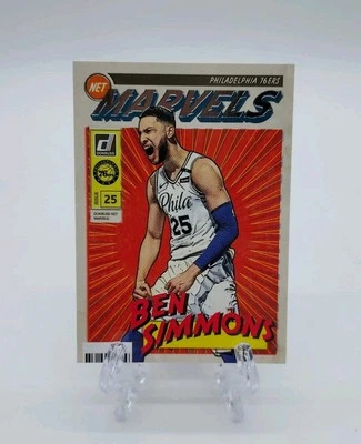 2019-20 Panini Donruss Net Marvels Ben Simmons #14 - Image 1 of 4