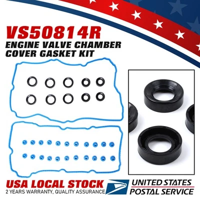 Valve Cover Gasket Set VS50814R For 2015-2019 Ford Transit 150 250 350 350 HD V6 - Изображение 1 из 4