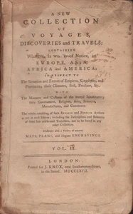Exploration / New Collection of Voyages Discoveries and Travels Containing 1767 - Picture 1 of 6