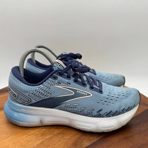 Brooks Glycerin 20 Shoes Womens 8 Blue Running Athletic Sneakers Gym Trainers - Picture 1 of 10