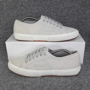 Superga Mens Trainers UK 7 Light Grey 2750 Cotu Classic S000010 Low Shoes EUR 41 - Picture 1 of 15