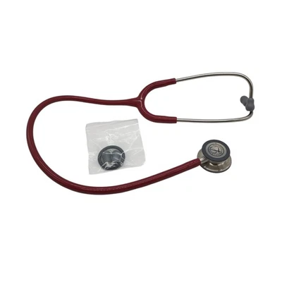 Stethoskop 3M Littmann Classic III,  burgunderroter Schlauch, 69 cm - Bild 1 von 2