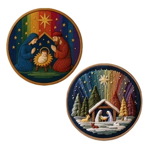 DIY Christmas Nativity Embroidery Kit GX - Picture 1 of 12