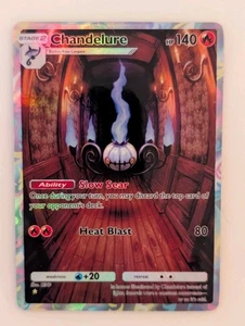 CUSTOM Card Chandelure Holo Pokemon TCG Pocket Mega Rising Customcard - Picture 1 of 2