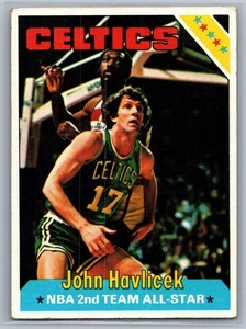 1975-76 Topps - John Havlicek #80 - Salón de la fama *tarjetas de texto* - Imagen 1 de 2