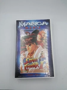 VHS- Manga Mania- Street Fighter II Anime PAL - Photo 1/4