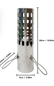 Tubo de estufa antichispas para estufa de 2,36 pulgadas tubo chimenea resistente a la intemperie - Imagen 1 de 3