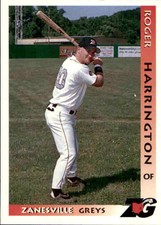 1996 Zanesville Greys Grandstand 12 Roger Harrington Lafayette Hill Pennsylvania
