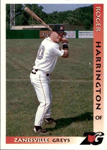 1996 Zanesville Greys Grandstand 12 Roger Harrington Lafayette Hill Pennsylvania