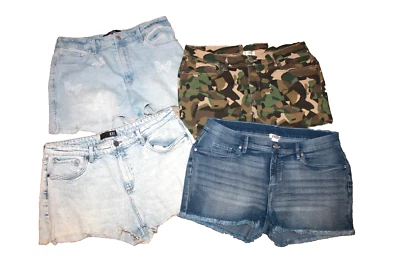 Lote de 4 Pantalones Cortos Vaqueros Mujer Talla 14/32 Denim Kut Venus Mult. Marcas y colores Foto 1 de 2