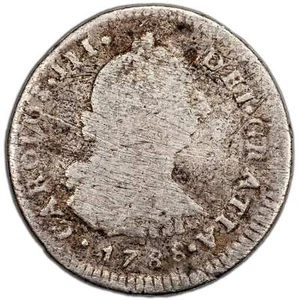 Peru 1788 1 Real Silver Coin KM #75a - Picture 1 of 2