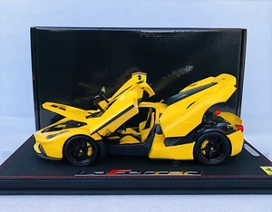 1/18 BBR Ferrari Laferrari Giallo Modena All Body Yellow Diecast Limited 36 Pcs - Picture 1 of 12