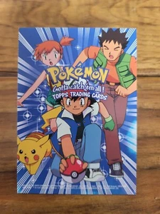 TV Animation Edition Topps Pokemon Card Checklist Black Logo Non Holo LP/Mint - Picture 1 of 2