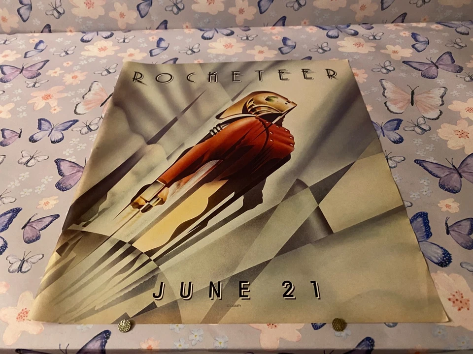 PAD4 MOVIE ADVERT 12X10 THE ROCKETEER. BILLY CAMPBELL. TIMOTHY DALTON - Image 1 of 1