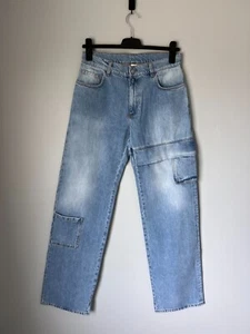 1017 Alyx 9SM Oversized Denim Cargohose - Größe M - hellblau - NEU - Bild 1 von 8