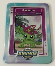 Digimon Palmon Rookie Metal Card Taco Bell Promo 2000 Mint 