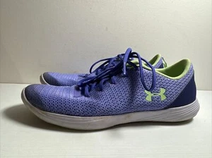 UNDER ARMOUR Size 40 Women’s Sneakers Blue Green Runners Shoes Lace Up Casual - Picture 1 of 12