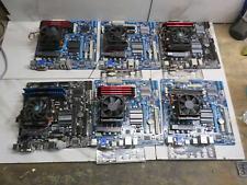 LOT OF 6 GIGABYTE GA-78LMT-USB3 Motherboard AMD PHENOM II XT 3.40GHz 8GB/16GB