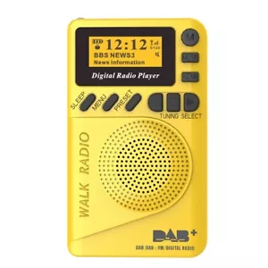Pocket Digital DAB DAB+ FM Radio MP3 Player LCD Display Speaker Portable Player - Picture 1 of 10