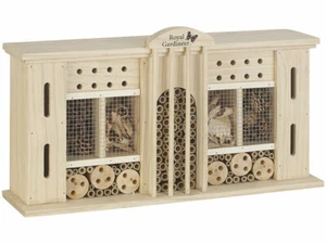 Hôtel à insectes XXL "Grand Hotel" - 28 x 50 cm - Royal Gardineer - Afbeelding 1 van 5