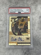 2020 Prizm Draft Picks Albert Okwuegbunam Gold Vinyl Rookie Auto 4/5 PSA 9 Mint