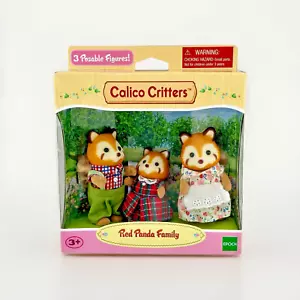 Sylvanian Families Calico Critters Red Panda Family NUEVO MUY BUEN ESTADO Set CC1492 2016 - Imagen 1 de 9