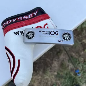 Odyssey WHITE HOT OG 1WS 34” PUTTER w/Cover - 20 Years Performance Shaft - Picture 1 of 21