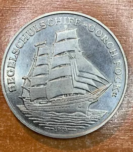 Segelschulschiff GORCH FOCK 1976 "Seefahrt ist Not" Medaille Ø 38 mm - Bild 1 von 2