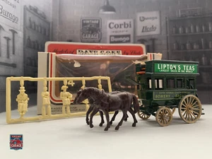 🐎 UK TOYS Vintage LLEDO DAYS GONE 📦 Boxed 1920–1922 HORSE DRAWN BUS CARRIAGE - Picture 1 of 12