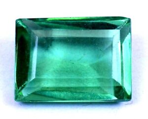 5.30 Good-Looking Emerald Cut Rare Natural Colombia Emerald Loose Gemstone A3220