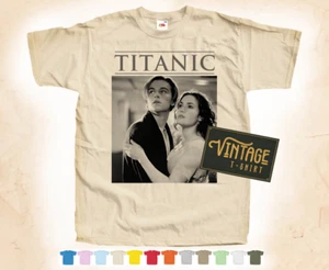 Black Print TITANIC vol.1 T-SHIRT Tee Vintage Poster 12 Colors S-5XL - Picture 1 of 4