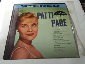 Patti Page - I'll Remember April VG++ Original Stereo Mercury 60081 Record 1959 - Picture 1 of 4