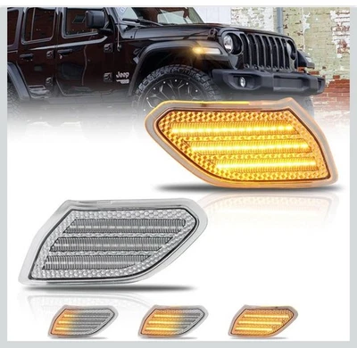 Luces señoriales laterales guardabarros delantero secuencial Jeep (ver descripción) Foto 1 de 4