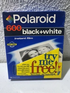 Vintage Polaroid 600 Black & White Instant Film Exp. Date 02/99. Sealed!!! - Picture 1 of 2