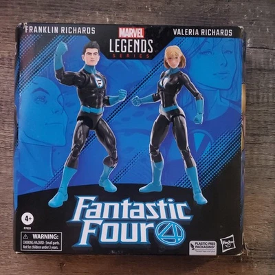 Marvel Legends Franklin Richards Valeria Richards Paquete de dos Fantastic Four Nuevo en caja Foto 1 de 4