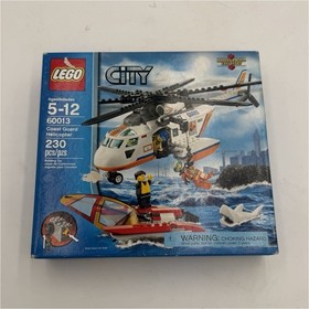 LEGO CITY Coast Guard Helicopter 60013 Complete Set 230 Pieces Ages 5-12