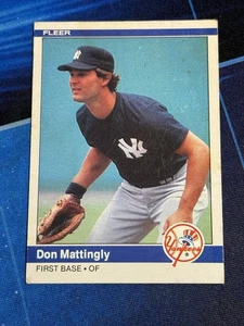 1984 Fleer Baseball #131 Don Mattingly RC - Bild 1 von 2