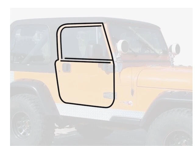 Sello de puerta para Jeep CJ7 1976-1986 1983 1977 1978 1979 1980 1981 1982 1984 RR278BK Foto 1 de 1
