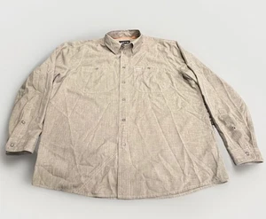 Men’s Orvis Tech Chambray Work Shirt Size XL 100% Polyester UPF 40 - Picture 1 of 11