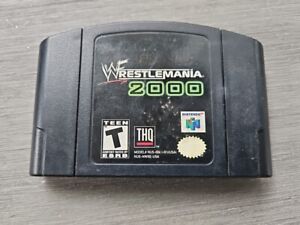 WWF Wrestlemania 2000 N64 (Nintendo 64, 1999) *Authentic, Tested & Working*