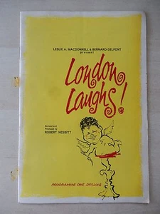 1960's - London Palladium Theatre Playbill - London Laughs - Harry Secombe - Foto 1 di 2