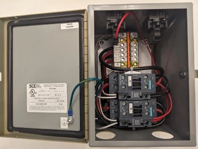 Power Safety/Disconnect Switch, 2 Siemens 3RT2026-1AK60 Contactors, NEMA 4 IP66 - Image 1 of 4
