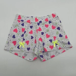 Happy Sleepwear Shorts Kids Girl Small White Heart Aop…#16566 - Picture 1 of 8