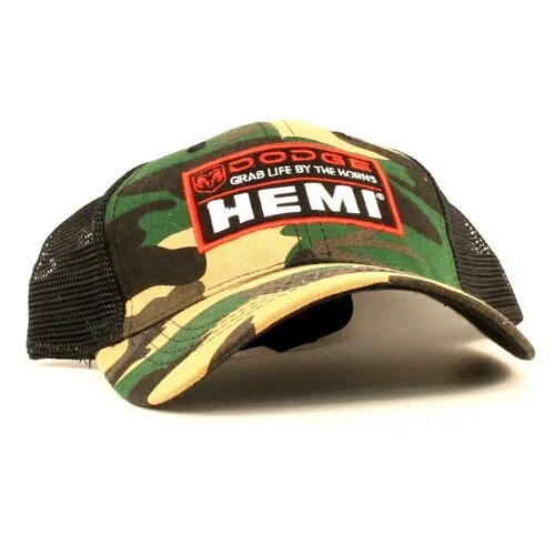 Dodge Hemi Grab Life Camuflaje Malla Espalda Ajustable Sombrero Ópera o Barro Listo para Correr Foto 1 de 1