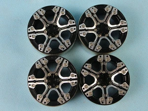 1.9 Alloy Luxury Beadlock Wheels For 1/10 Rc Crawler D90 CC01 SCX10 RC4WD 4PCS - Picture 1 of 6