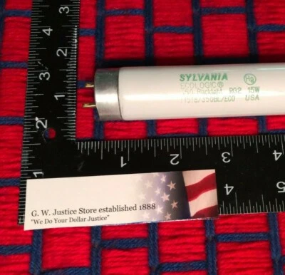 Hecho en EE. UU. F15T8/BL BUG ZAPPER UV RG2 fluorescente 15w luz negra BOMBILLA 18" BF20F Foto 1 de 4