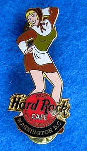 WASHINGTON DC USA HRC 2003 ROCKIN THANKSGIVING GIRL DANCING Hard Rock Cafe PIN - Picture 1 of 1