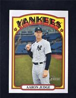 2019 TOPPS HERITAGE REAL ONE AARON JUDGE RED AUTO AUTOGRAPH SP /70 